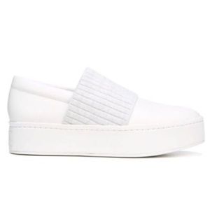 vince weadon leather platform sneakers